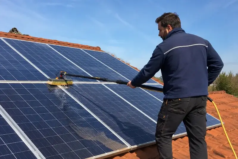 Nettoyage et entretien de panneaux solaires à Saint-Suliac